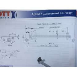 LBEAKSEL KNOTT 750KG 4HULS 810/1470 mm