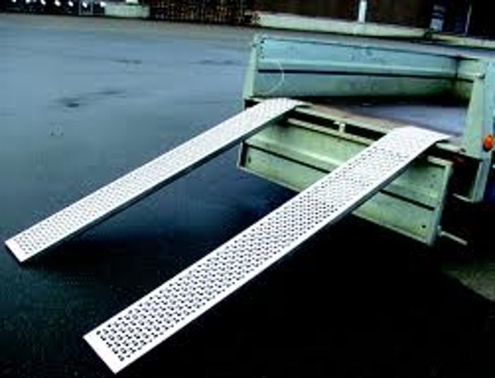 ALURAMPER 200 CM - 1000KG SÆT - LIGE - 2000X260X60MM