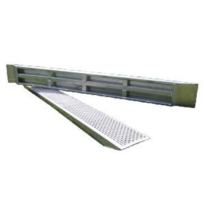 ALURAMPER 250 cm - 4000 KG SÆT - LIGE - 2500X260X75 MM